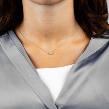 Load image into Gallery viewer, Pendant and Chain |  14kt White Gold | Diamonds | 09-04FL25