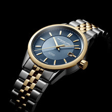 Charger l'image dans la galerie, Raymond Weil Freelancer Automatic Blue Dial Stainless Steel Two-tone Bracelet Watch, 38 mm | 2771-STP-50051