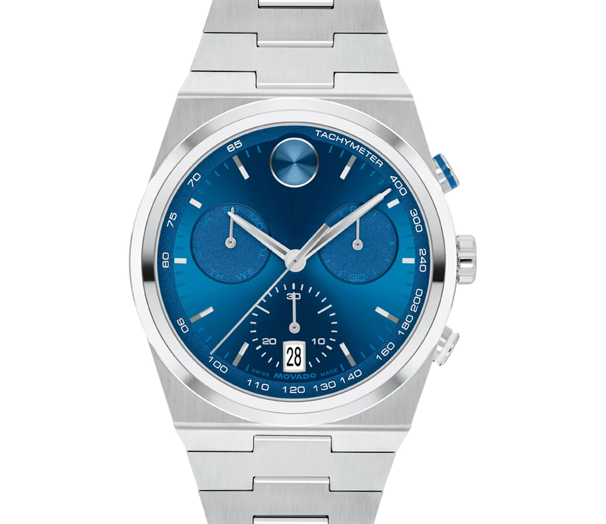 Movado Bold Quest Blue Chrono Quartz- 42mm | 3601199 – Assaleh