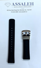 Load image into Gallery viewer, Seiko Rubber Black Watch Strap - 20mm | R03E01JO