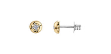 Load image into Gallery viewer, Stud Earrings 10kt Yellow Gold - Canadian Diamonds | AM581YW08
