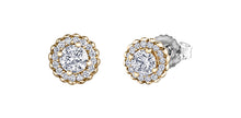 Load image into Gallery viewer, Stud Earrings 14kt Yellow Gold -Maple Leaf Diamonds | ML912Y38
