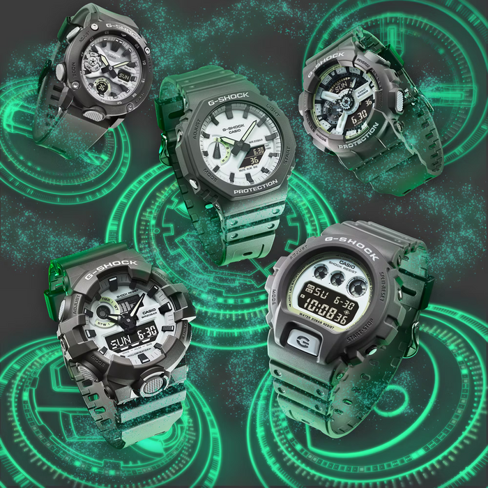 G Shock GA700HD 8A Hidden Glow Watch