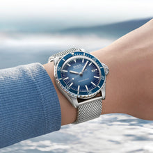 Load image into Gallery viewer, Mido Ocean Star Tribute - Blue Gradient - Special edition (1 Extra Strap) - 40.5mm | M0268071104101