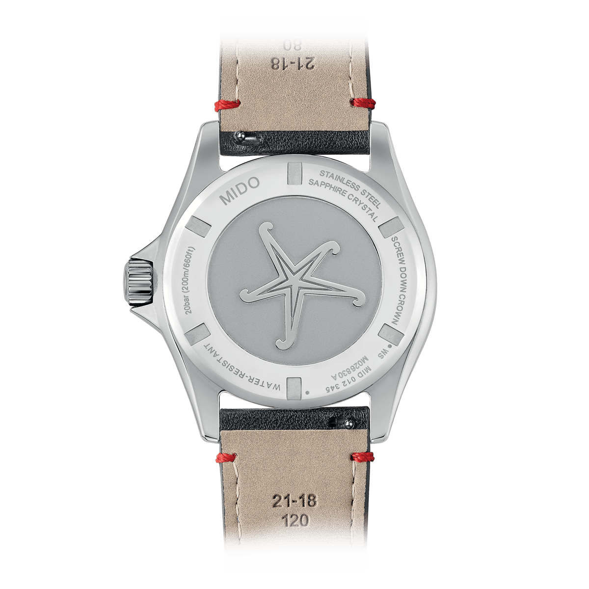Mido Ocean Star Worldtimer - 40.5mm | M0268301603000 – Assaleh