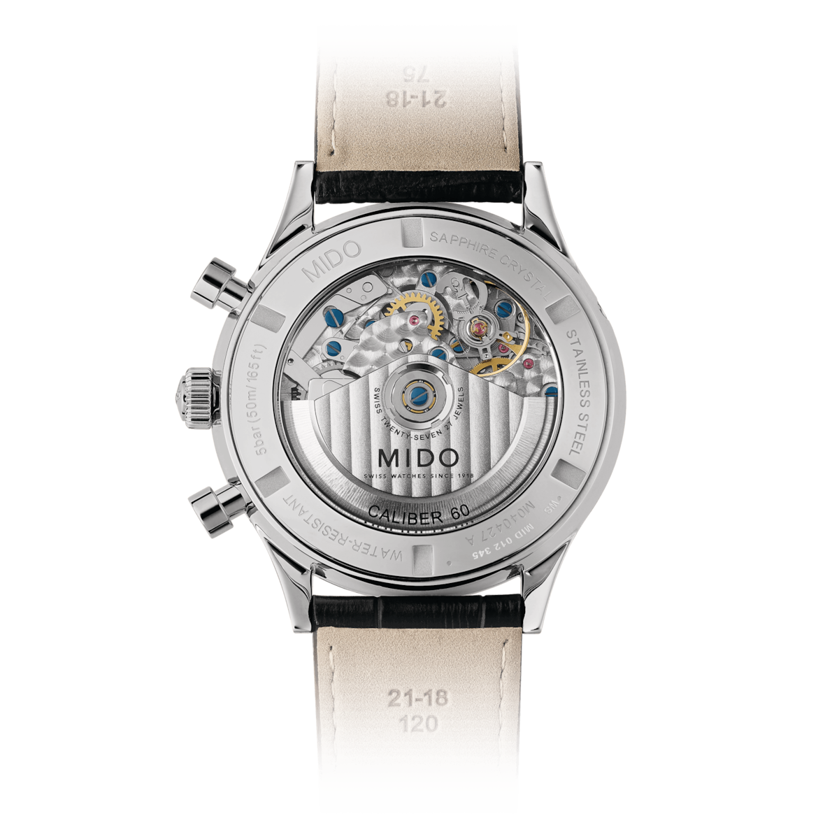Mido Multifort Patrimony Chronograph - Black - 42mm | M040.427.16