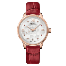 Load image into Gallery viewer, Mido Rainflower - White Mother-of-Pearl - 34mm | M0432073611800