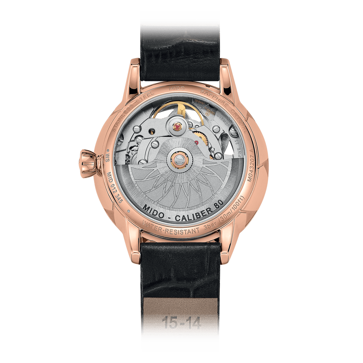 Mido Rainflower Blossom - White mother-of-pearl - 34mm
