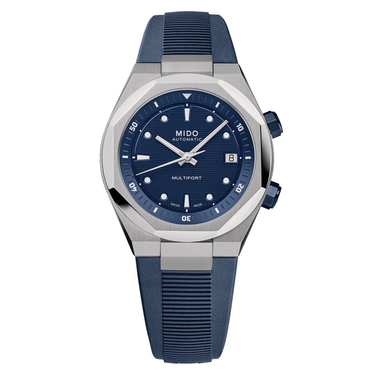 Mido Multifort 8 Two Crowns - Blue - 38.40 x 40 mm Mido Multifort 8 Two Crowns - Blue - 38.40 x 40 mm