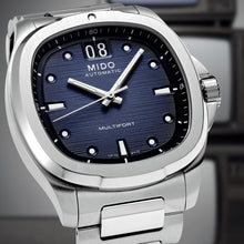 Charger l'image dans la galerie, Mido Multifort TV Big Date - Blue - 39.2 x 40mm | M0495261104100