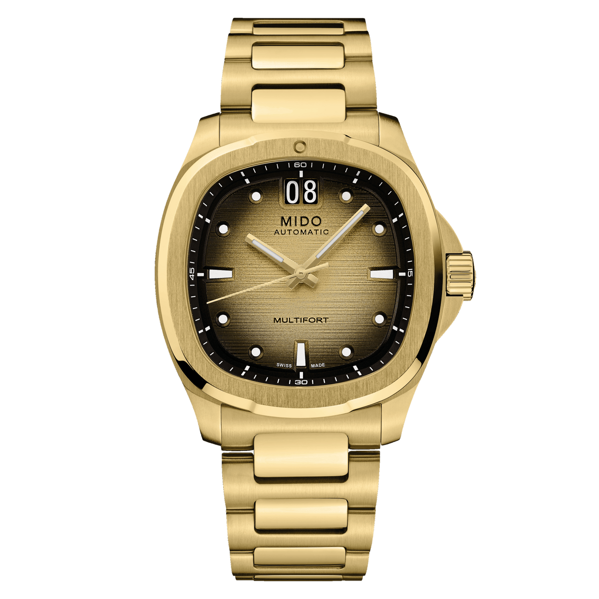 Mido Multifort TV Big Date - Champagne - 39.2 x 40mm