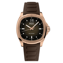 Charger l'image dans la galerie, Mido Multifort TV Big Date - Brown - 39.2 x 40mm | M0495263729100