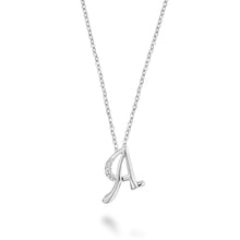 Charger l'image dans la galerie, Mini Diamond Initial - 10Kt White Gold - A to Z