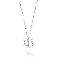 Charger l'image dans la galerie, Mini Diamond Initial - 10Kt White Gold - A to Z