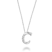 Charger l'image dans la galerie, Mini Diamond Initial - 10Kt White Gold - A to Z