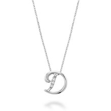 Charger l'image dans la galerie, Mini Diamond Initial - 10Kt White Gold - A to Z