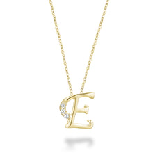 Charger l'image dans la galerie, Mini Diamond Initial - 10Kt Yellow Gold - A to Z
