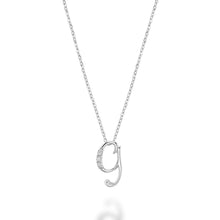 Charger l'image dans la galerie, Mini Diamond Initial - 10Kt White Gold - A to Z