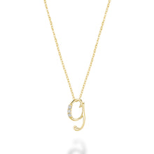 Charger l'image dans la galerie, Mini Diamond Initial - 10Kt Yellow Gold - A to Z