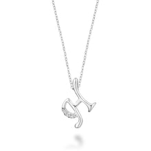 Charger l'image dans la galerie, Mini Diamond Initial - 10Kt White Gold - A to Z