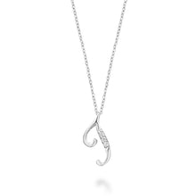 Charger l'image dans la galerie, Mini Diamond Initial - 10Kt White Gold - A to Z