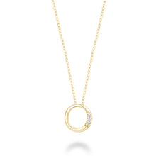 Charger l'image dans la galerie, Mini Diamond Initial - 10Kt Yellow Gold - A to Z