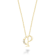 Charger l'image dans la galerie, Mini Diamond Initial - 10Kt Yellow Gold - A to Z