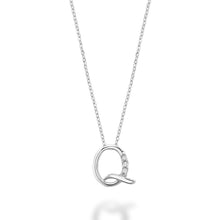 Charger l'image dans la galerie, Mini Diamond Initial - 10Kt White Gold - A to Z