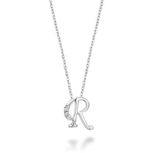 Charger l'image dans la galerie, Mini Diamond Initial - 10Kt White Gold - A to Z