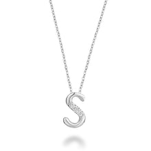Charger l'image dans la galerie, Mini Diamond Initial - 10Kt White Gold - A to Z