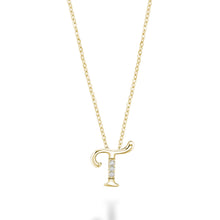 Charger l'image dans la galerie, Mini Diamond Initial - 10Kt Yellow Gold - A to Z