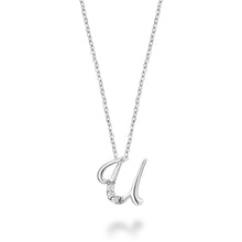 Charger l'image dans la galerie, Mini Diamond Initial - 10Kt White Gold - A to Z