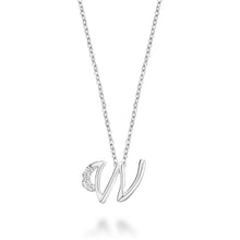 Charger l'image dans la galerie, Mini Diamond Initial - 10Kt White Gold - A to Z