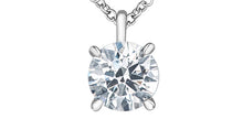 Charger l'image dans la galerie, Solitaire Pendant - 14kt White Gold - 1.03ct Lab Grown Diamond
