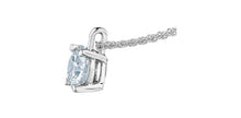 Charger l'image dans la galerie, Solitaire Pendant - 14kt White Gold - 1.03ct Lab Grown Diamond