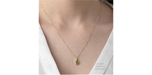 Load image into Gallery viewer, Pendant and Chain - Diamond & Peridot - 10kt Gold | DD8279YPER