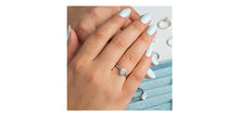 Charger l'image dans la galerie, Ring - Round cut Laboratory Grown Diamond - 14KT White Gold | 1.07ct round cut