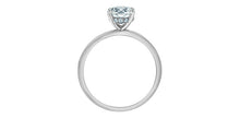 Load image into Gallery viewer, Ring -  Round Cut Laboratory Grown Diamond -  14KT White Gold | 1.09ct Round Cut