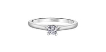 Charger l'image dans la galerie, Ring - Natural Round Cut Canadian Diamond - 14Kt White Gold  | AM106W20