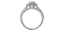 Load image into Gallery viewer, Ring - Natural Round Cut  Maple leaf diamonds - 18kt White Gold  | R30192WG/110-18