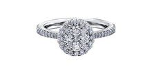 Load image into Gallery viewer, Ring 14kt White Gold - 1.00ct Total Natural Diamond | DX701W100