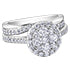 Load image into Gallery viewer, Ring 14kt White Gold - 1.00ct Total Natural Diamond | DX701W100
