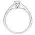 Load image into Gallery viewer, Solitaire Ring 14KT | LGD | 0.74ct round cut center