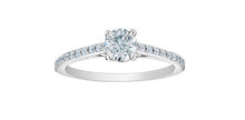 Load image into Gallery viewer, Solitaire Ring 14KT | LGD | 0.74ct round cut center