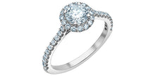 Load image into Gallery viewer, Solitaire Ring 14KT | LGD | 0.52ct round cut center