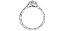 Charger l'image dans la galerie, Solitaire Ring - 14kt White Gold - 0.50ct  Lab Grown Diamonds Round Brilliant Cut Center