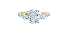 Load image into Gallery viewer, Solitaire Ring 14kt Yellow/White Gold - Lab Grown Diamonds Oval cut 2.01ct VS1-E | LD152YW300