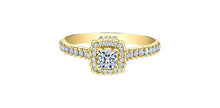 Load image into Gallery viewer, Ring - Natural Round Cut Maple Leaf Diamonds - 14kt Yellow Gold | ML992Y55