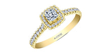 Load image into Gallery viewer, Ring - Natural Round Cut Maple Leaf Diamonds - 14kt Yellow Gold | ML992Y55