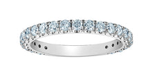 Load image into Gallery viewer, Half Eternity Ring - 14kt White Gold - 0.75ct Lab Grown Diamonds